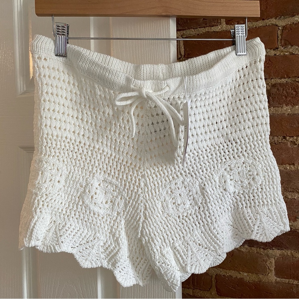 Mango Crochet Knitted Shorts - New With Tags